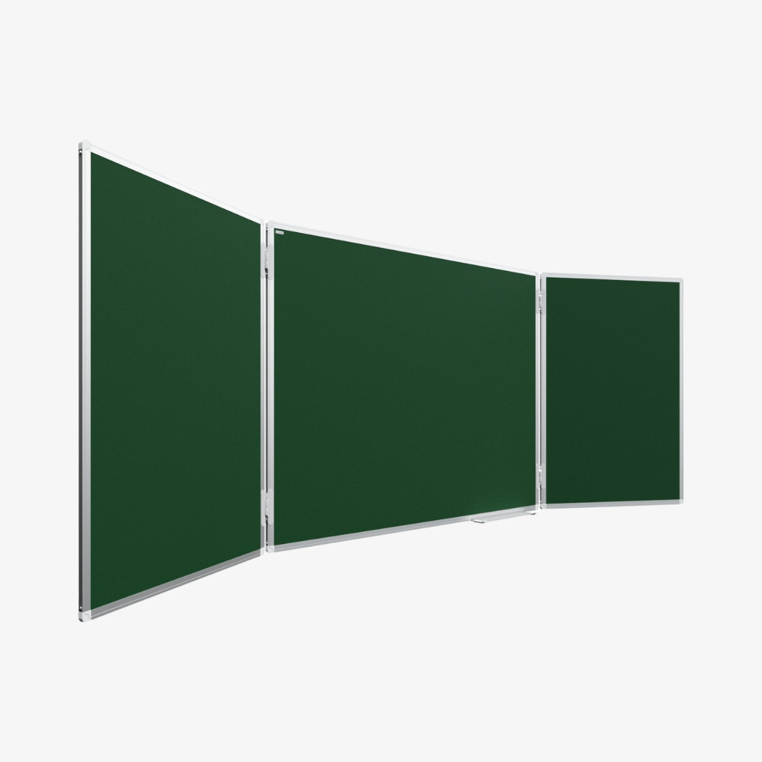 Tableau vert triptyque (3 volets)