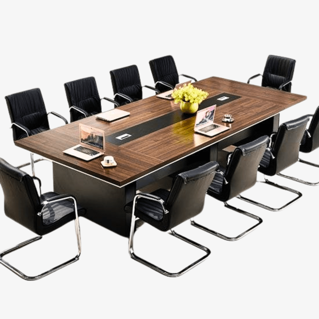 Table de réunion en bois